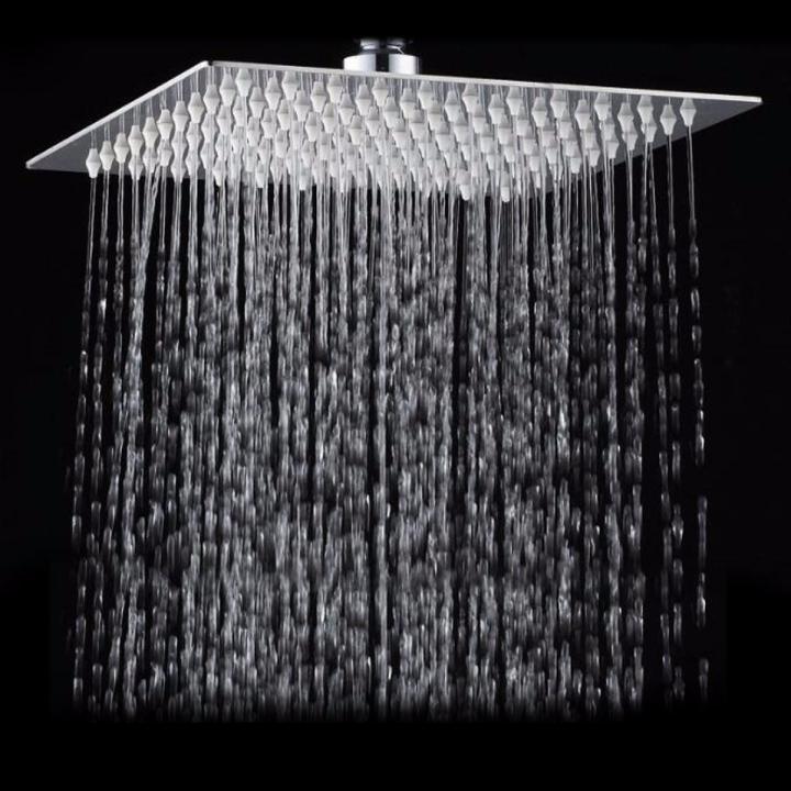 Square jet shower 6,8 & 12 inch sizes stainless steel