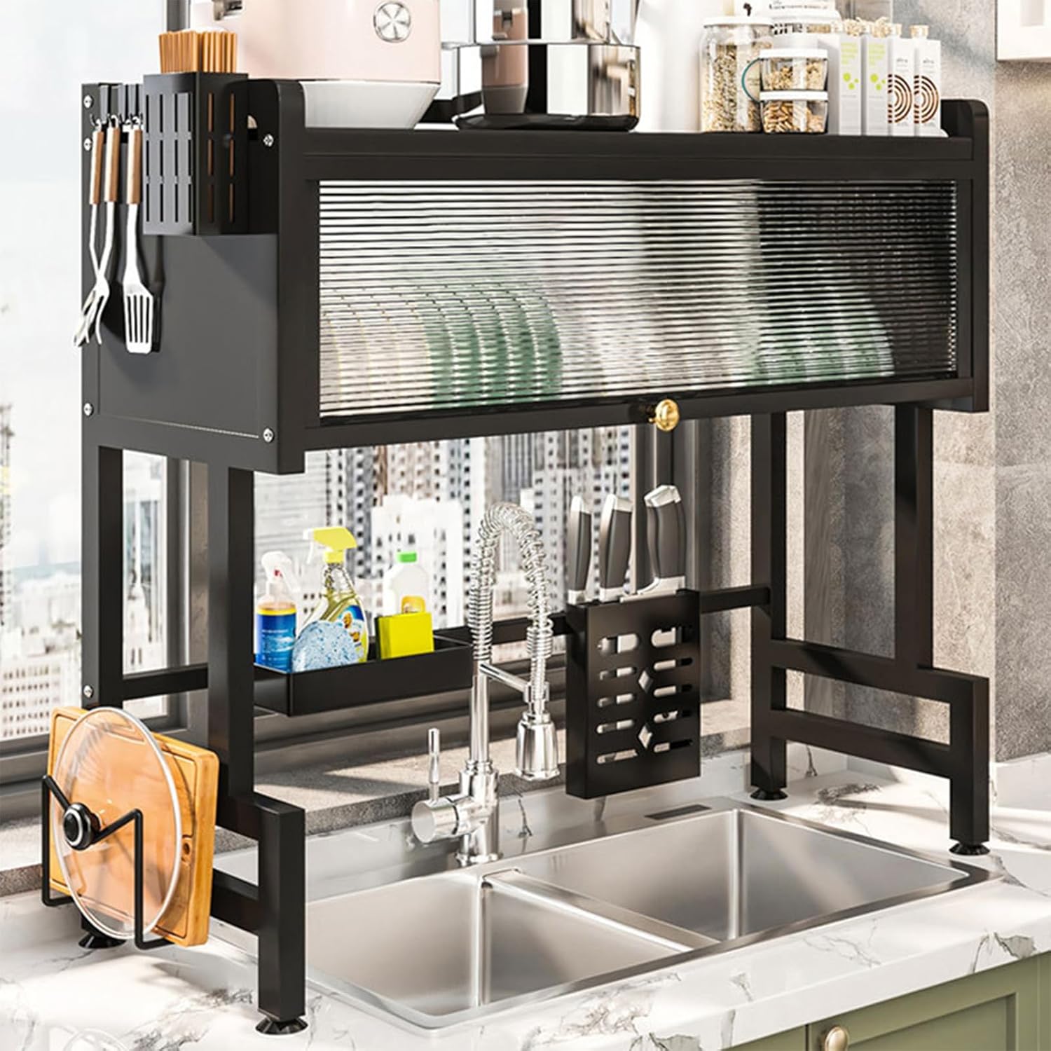 Over The Sink Dish Drying Rack