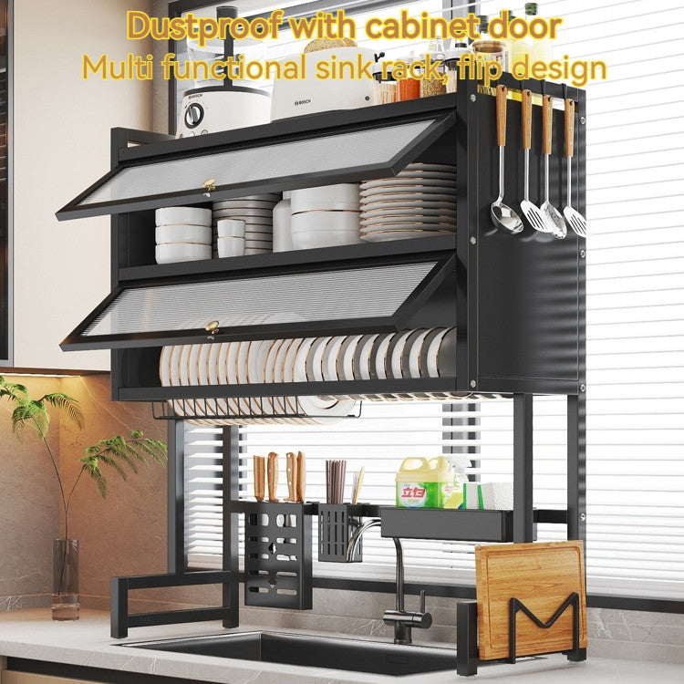 Premium Double Tier Dish Drying Rack